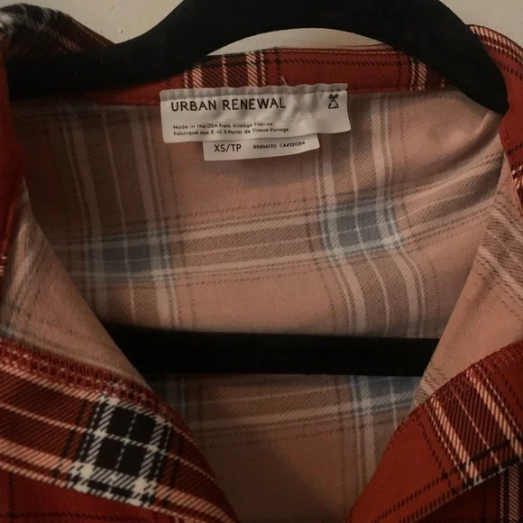 urban outfitters plaid short sleeve dress size S - Picture 3 of 5